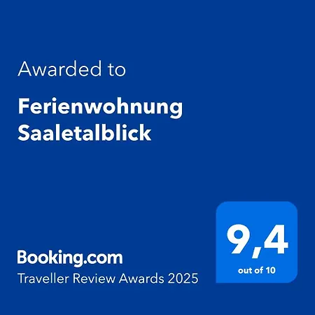 Saaletalblick Appartement Jena