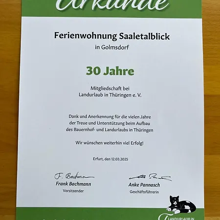 Apartment Saaletalblick Jena